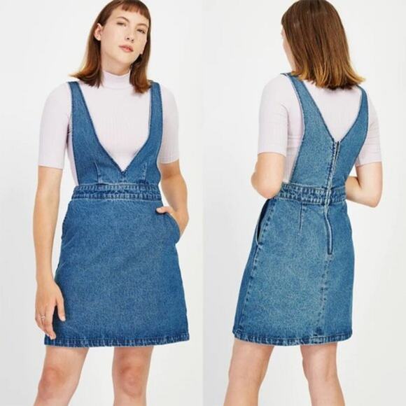 Frank & Oak Dresses & Skirts - Frank & Oak Blue Denim Mini Dress